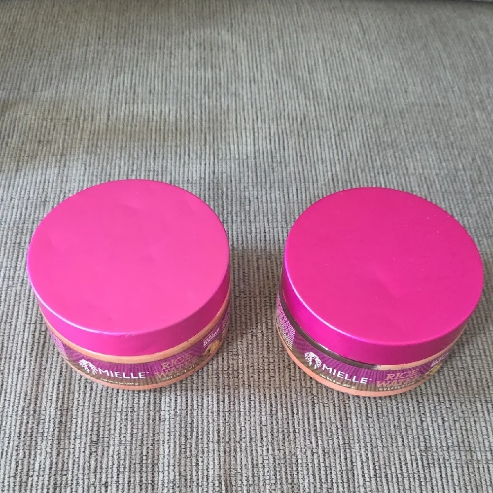 Mielle Rosemary Mint Shampoo And Rice Water Clay Masque Combo, All New, 3 Items.